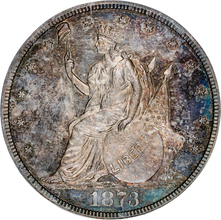 1873 PT$1 Silver, J-1310 PR thumbnail 2