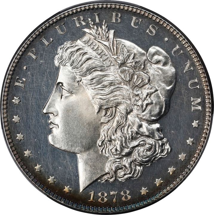 1878 P$1 Silver, J-1550 PR thumbnail 2