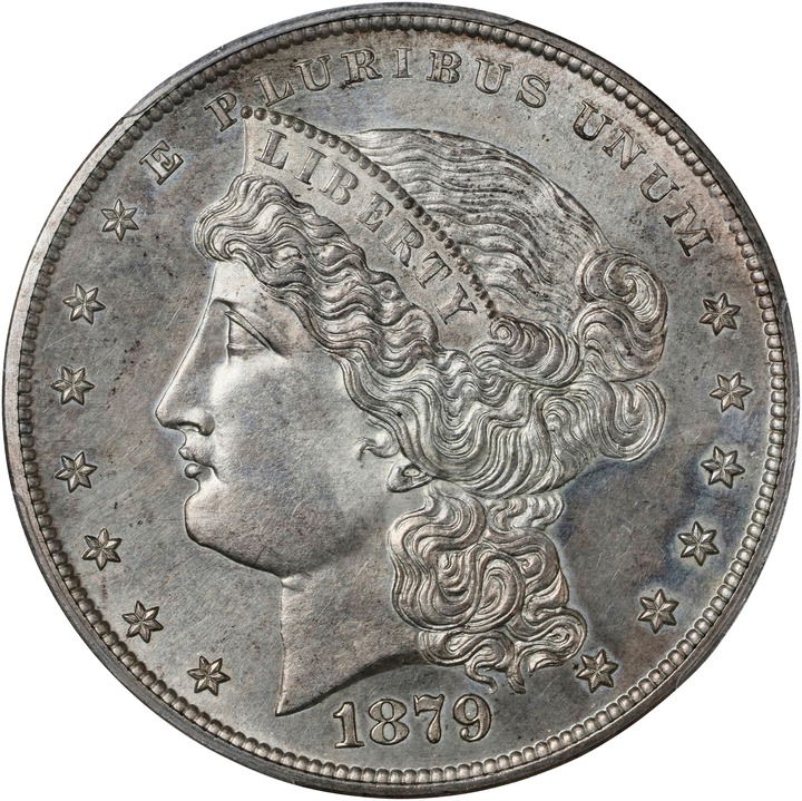 1879 P$1 Metric Dollar, Silver, J-1618 PR thumbnail 3