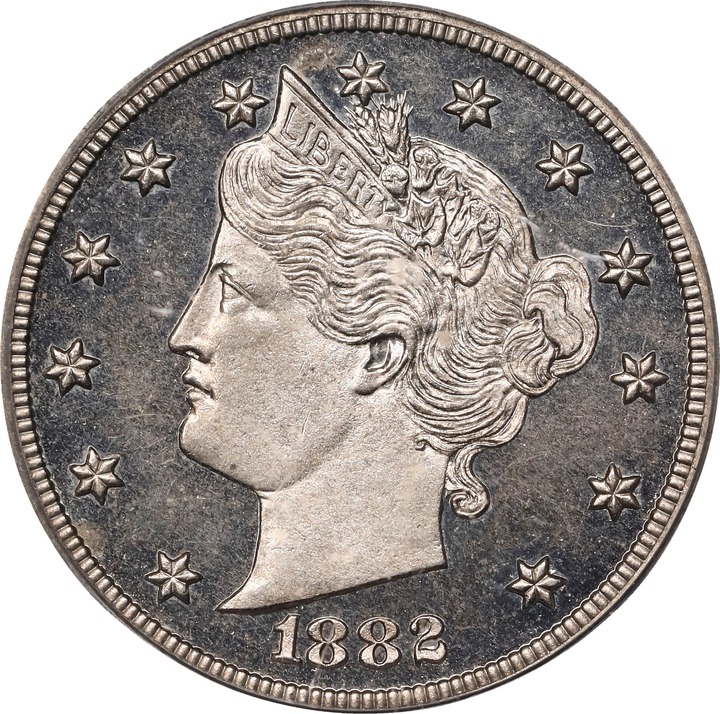 1882 P5c Nickel, J-1690 PR66 thumbnail 13