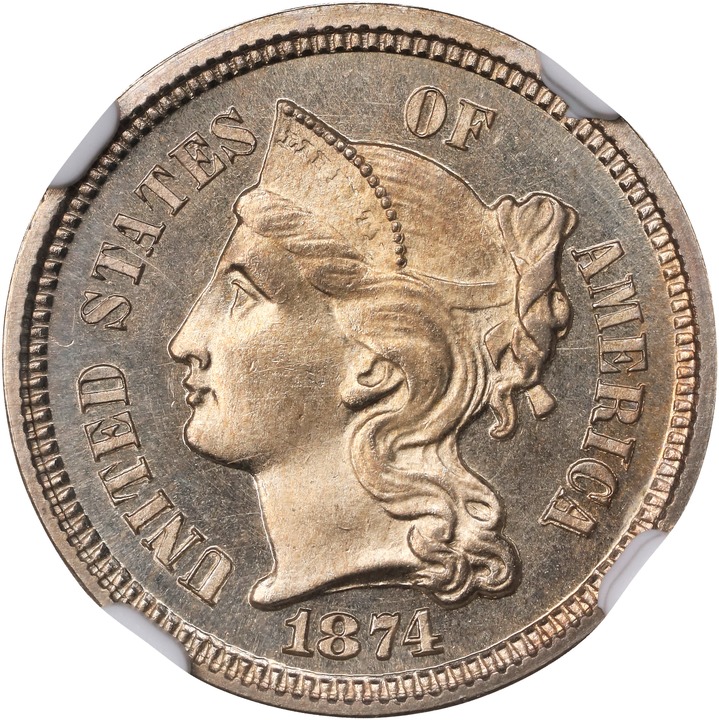 1874 3cN PR CAM PR67 CAM CAC thumbnail 7