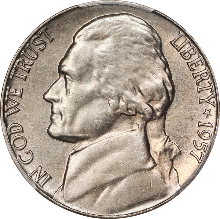 Image for 1957 5c MS FS MS67 FS