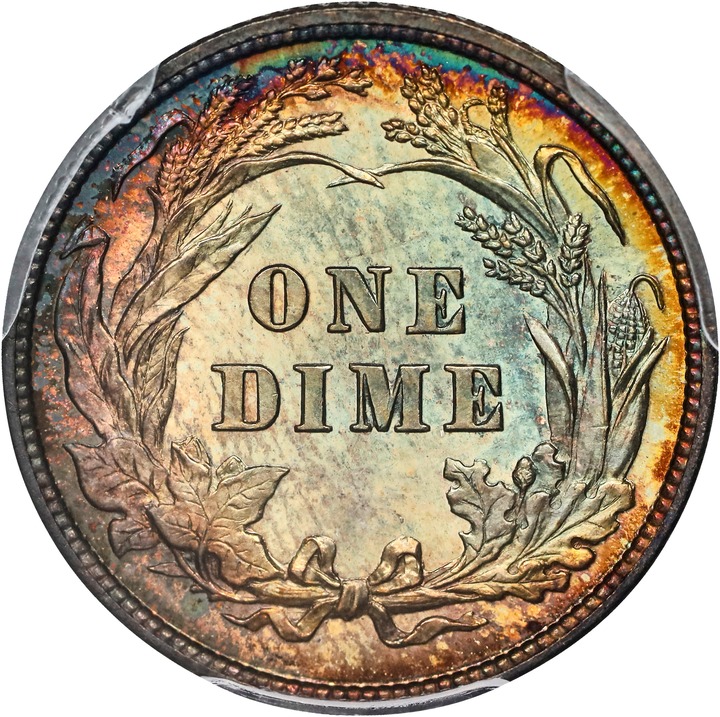 1896 10c PR CAM PR64 CAM CAC thumbnail 24