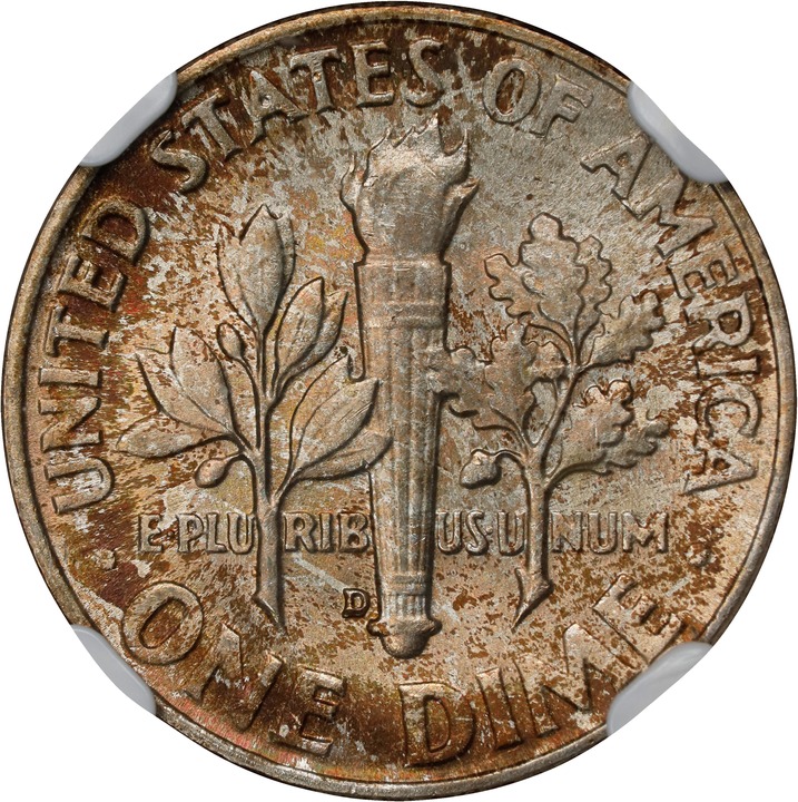 1958-D 10c MS FB MS64 FB thumbnail 25