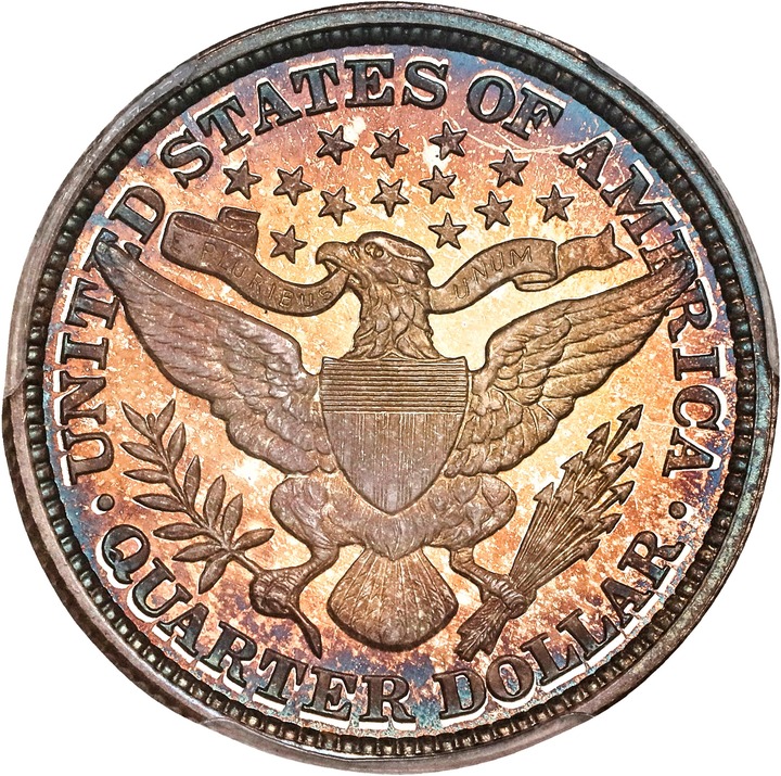 Barber Quarter 25c 1892-1915 PR CAM [Type] PR68 CAM thumbnail 6
