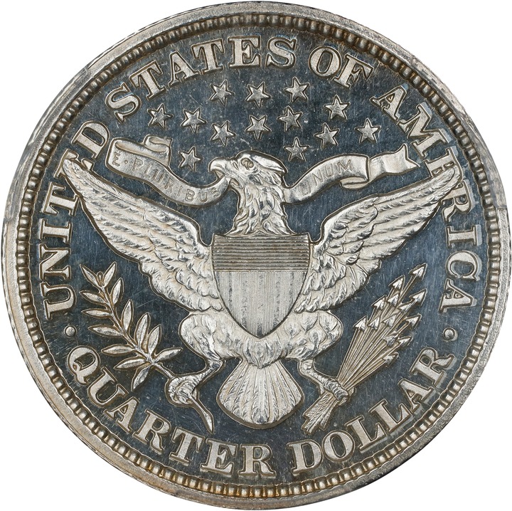 Barber Quarter 25c 1892-1915 PR CAM [Type] PR62 CAM CAC thumbnail 2