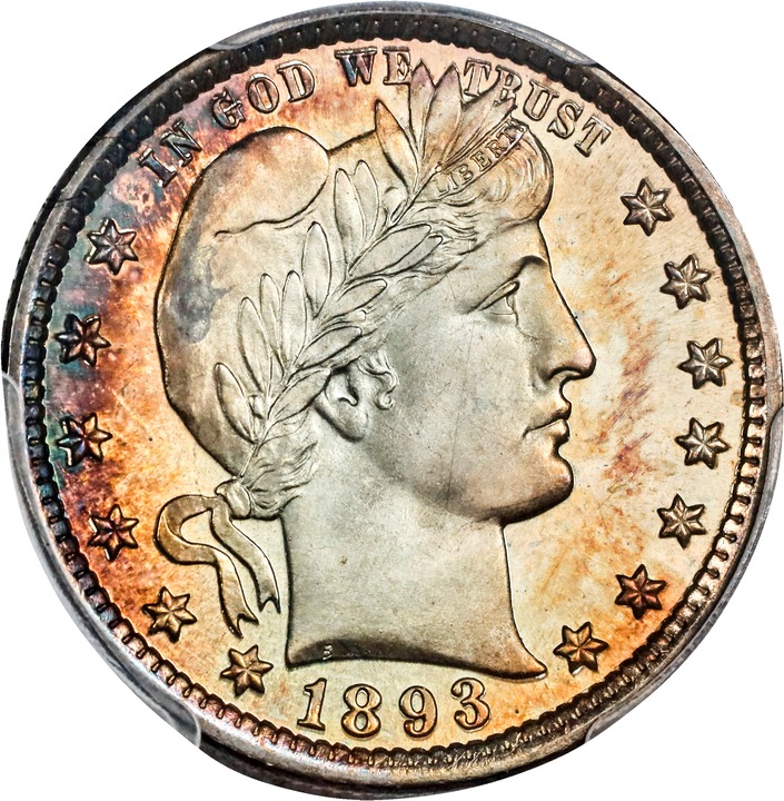 Barber Quarter 25c 1892-1915 PR CAM [Type] PR67 CAM thumbnail 5