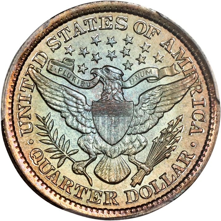 Barber Quarter 25c 1892-1915 PR CAM [Type] PR67 CAM thumbnail 6