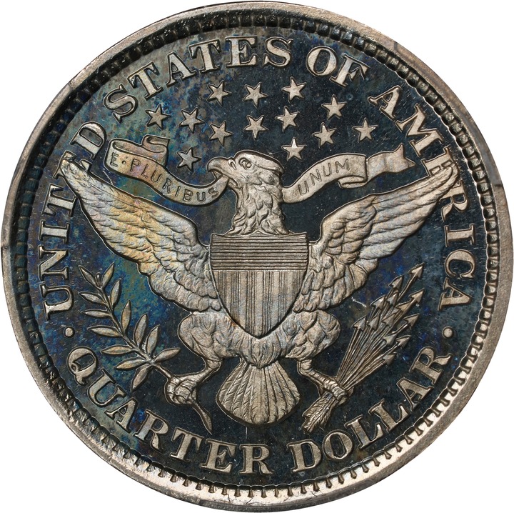 Barber Quarter 25c 1892-1915 PR CAM [Type] PR64 CAM thumbnail 6