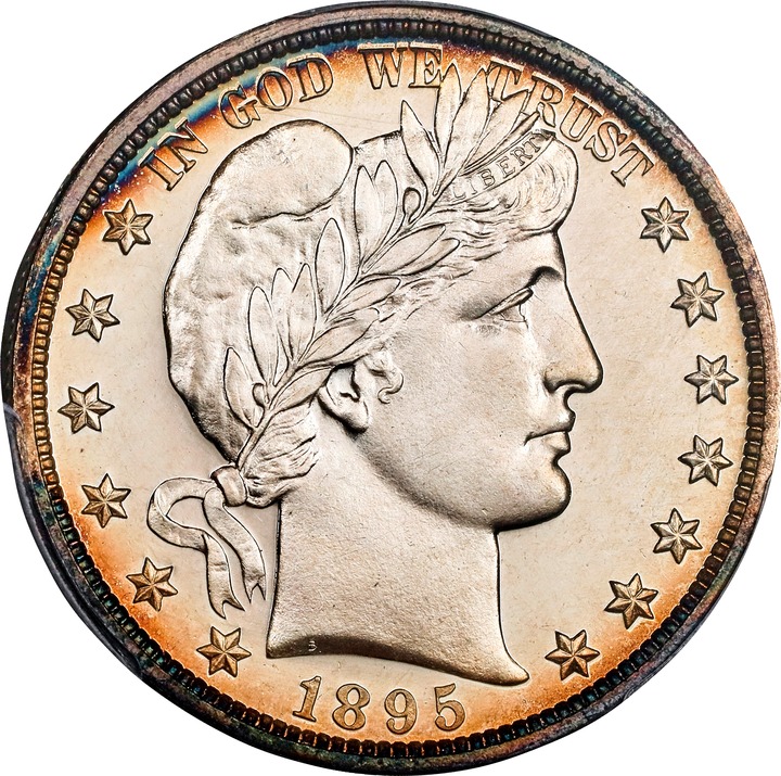 1895 50c PR CAM PR68 CAM CAC thumbnail 3