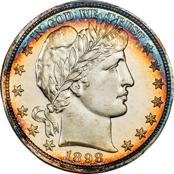 Barber Half Dollar 50c 1892-1915 PR CAM [Type] PR68 CAM CAC thumbnail 3