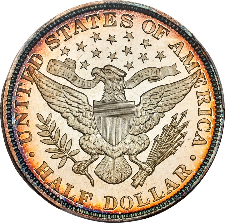 Barber Half Dollar 50c 1892-1915 PR CAM [Type] PR68 CAM CAC thumbnail 4