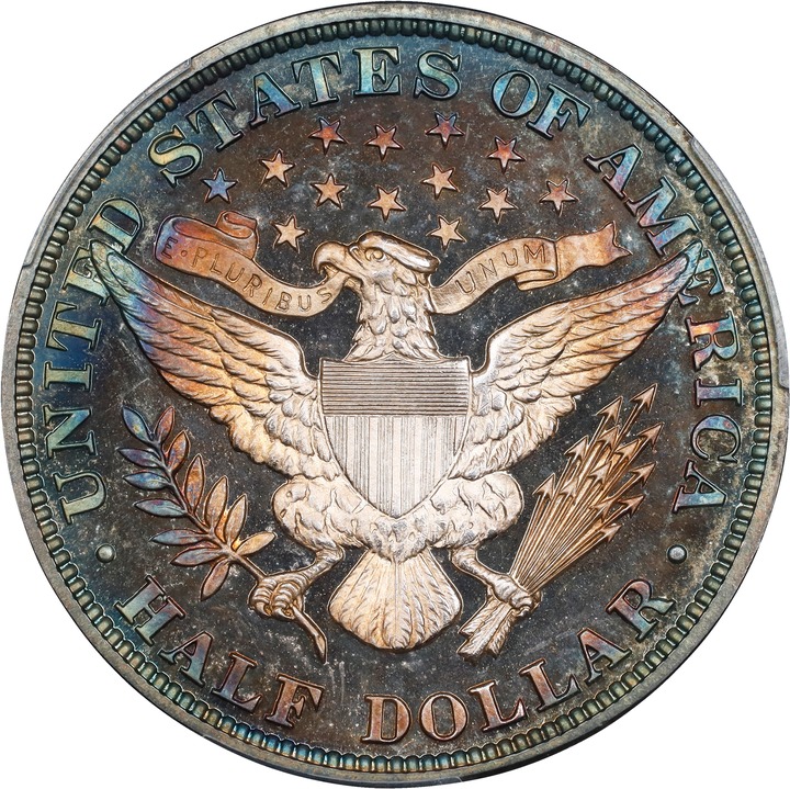 Barber Half Dollar 50c 1892-1915 PR CAM [Type] PR65 CAM CAC thumbnail 2