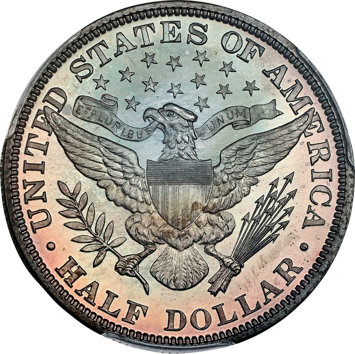 Barber Half Dollar 50c 1892-1915 PR CAM [Type] PR68 CAM CAC thumbnail 6