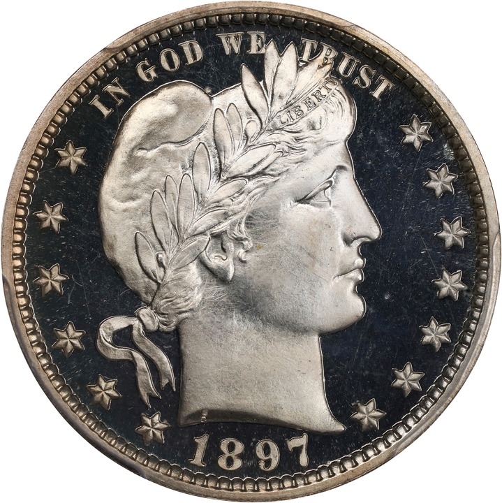Barber Quarter 25c 1892-1915 PR DCAM [Type] PR67 DCAM thumbnail 3