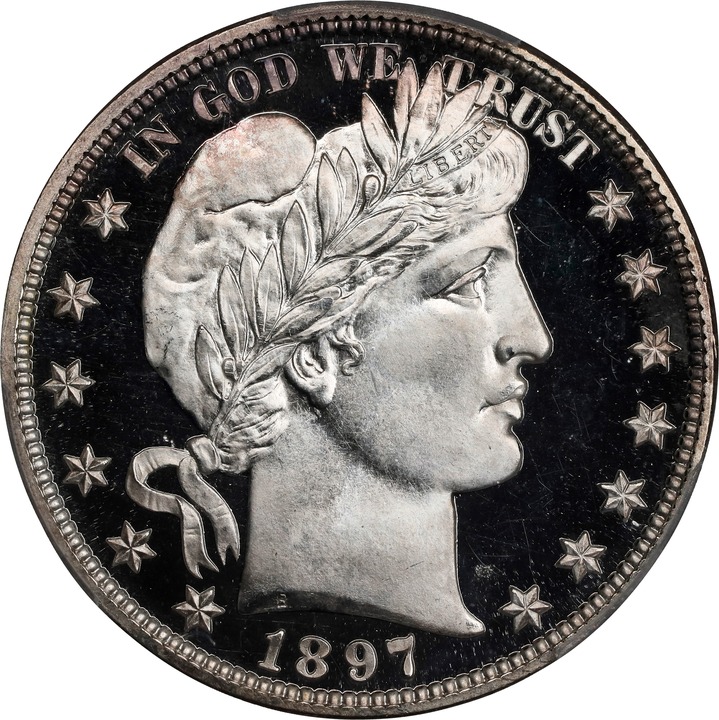 Barber Half Dollar 50c 1892-1915 PR DCAM [Type] PR67 DCAM thumbnail 3
