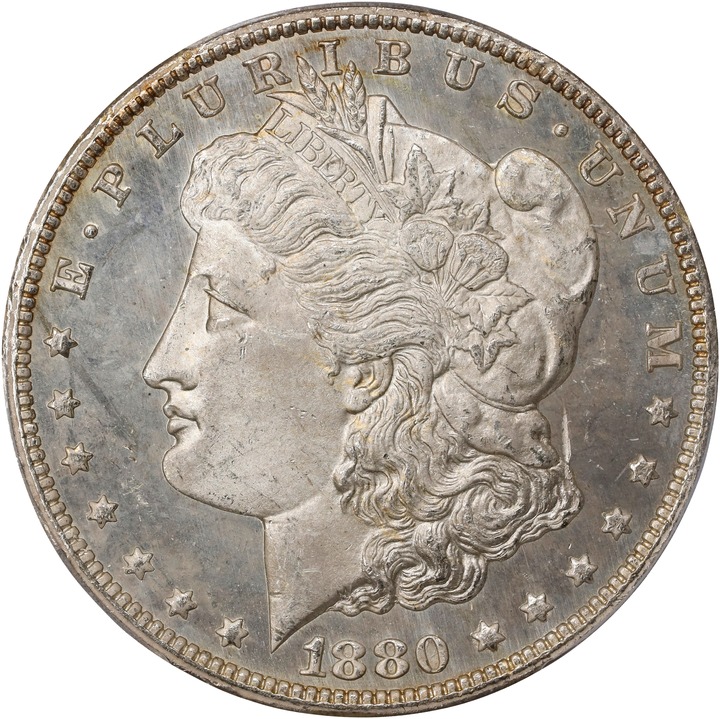 1880/79-CC $1  Reverse of 1878 MS DMPL MS65 DMPL thumbnail 3