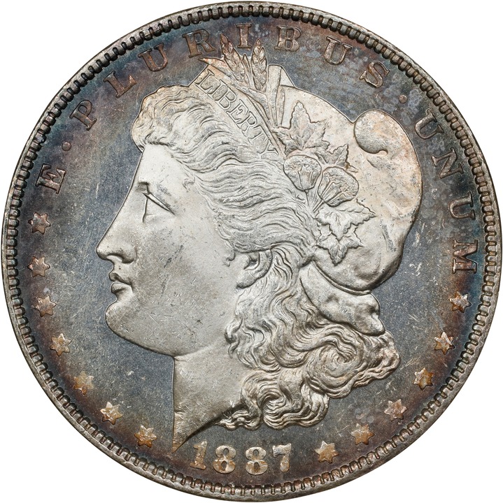 1887 $1  MS DMPL MS65 DMPL thumbnail 3