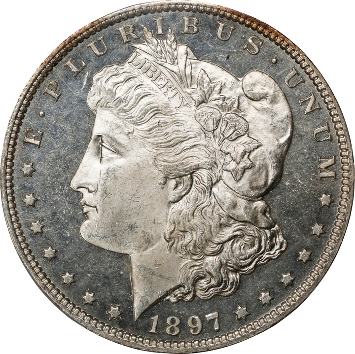 Image for 1897 $1  MS DMPL MS65 DMPL CAC
