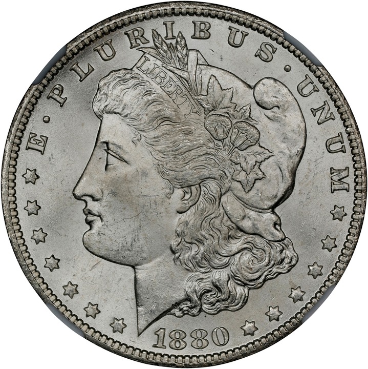 1880-CC $1  Reverse of 1878, 8/7, VAM-7 AU53 thumbnail 14