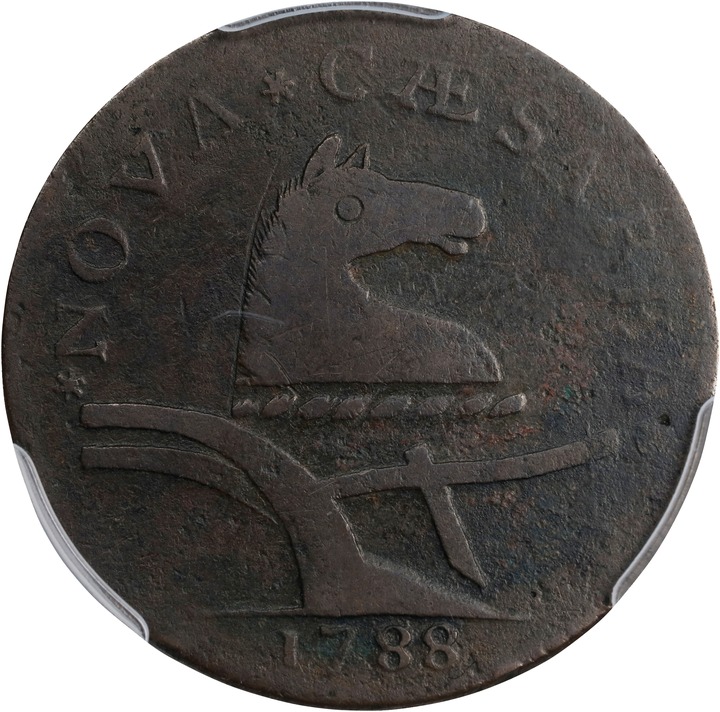 1788 Copper New Jersey, Head Right MS BN thumbnail 3