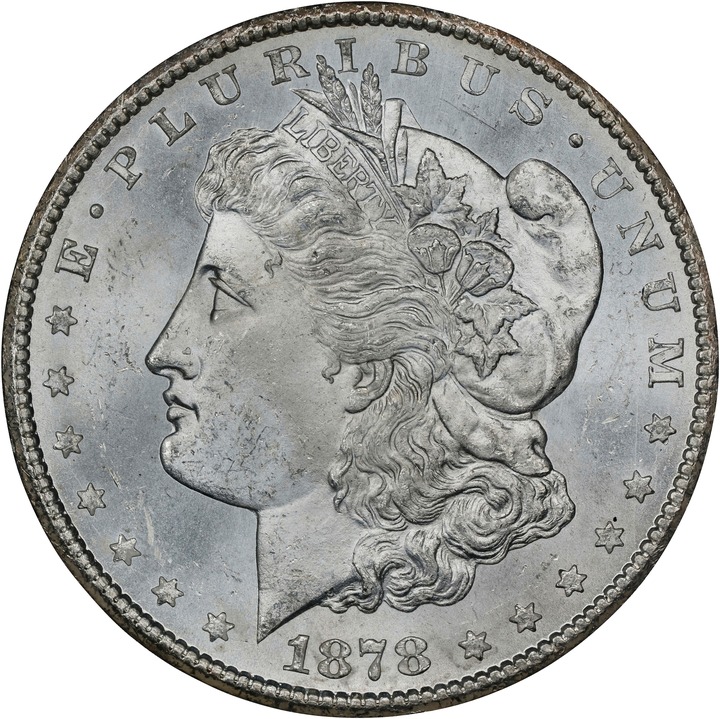 Image for 1878-CC $1  GSA Hoard, Hard package MS64