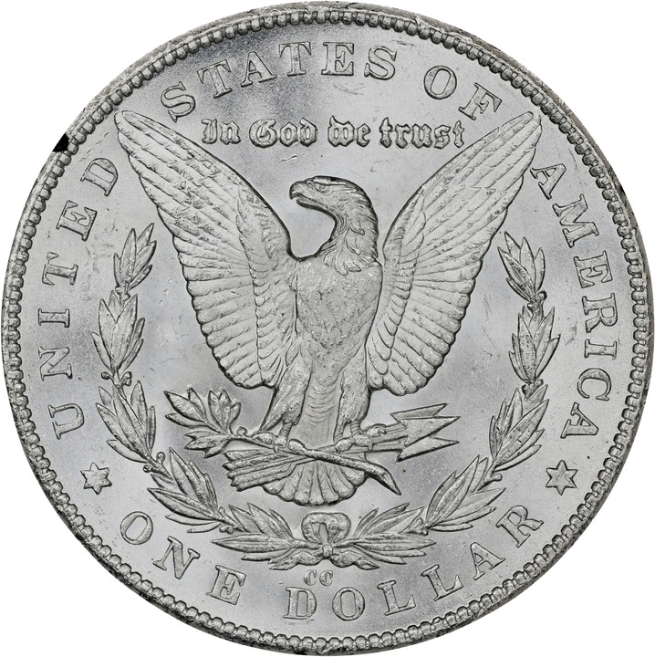 1879-CC $1  GSA Hoard, Hard package MS63 CAC thumbnail 2