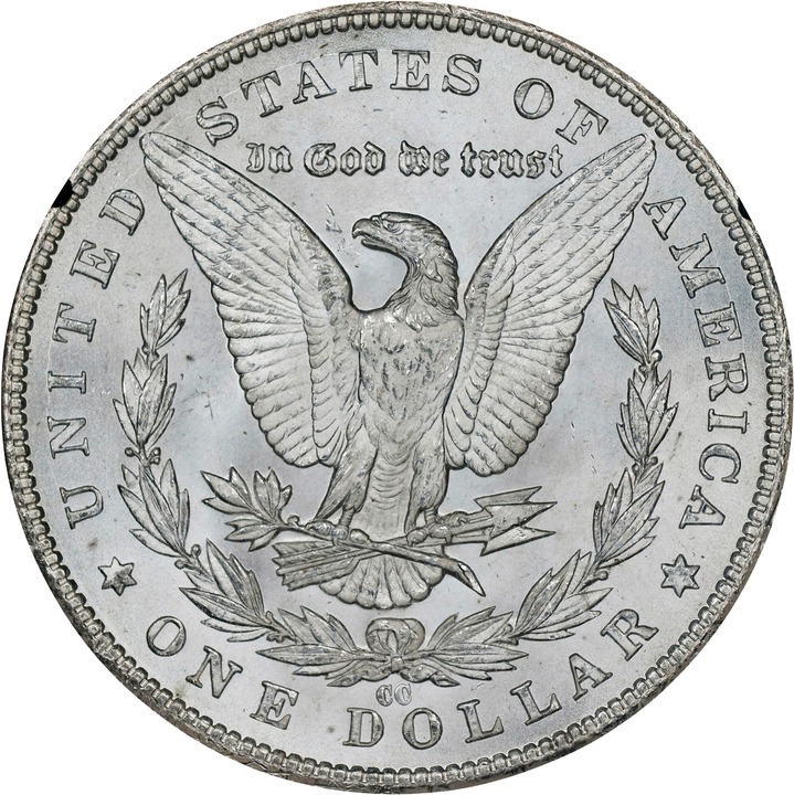 1885-CC $1  GSA Hoard, Hard package MS65 CAC thumbnail 6