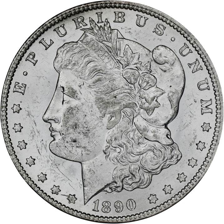1890-CC $1  GSA Hoard, Hard package MS61 CAC thumbnail 5