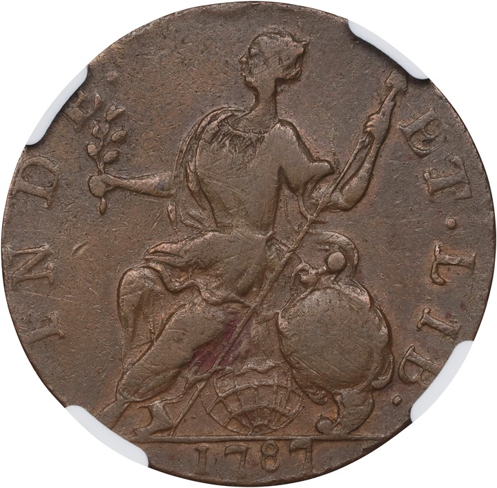 1787 Copper Connecticut, Mailed Bust Left, Horned MS BN MS60 BN thumbnail 25