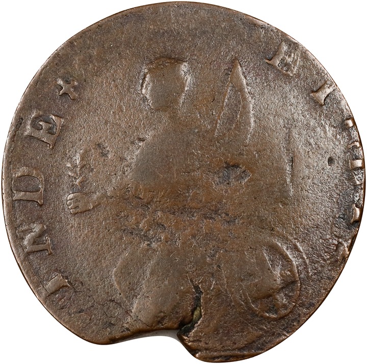 1788 Copper Connecticut, Mailed Bust Right, Small Head MS BN AU55 BN thumbnail 2