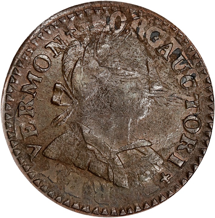 1788 Copper Vermont, Bust Right MS BN thumbnail 19