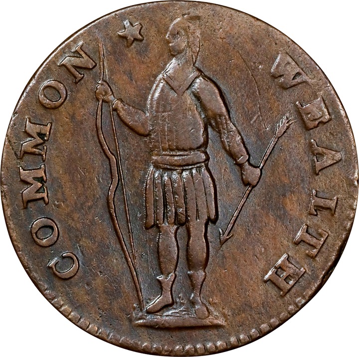 1788 Cent Massachusetts, With Period MS BN thumbnail 12
