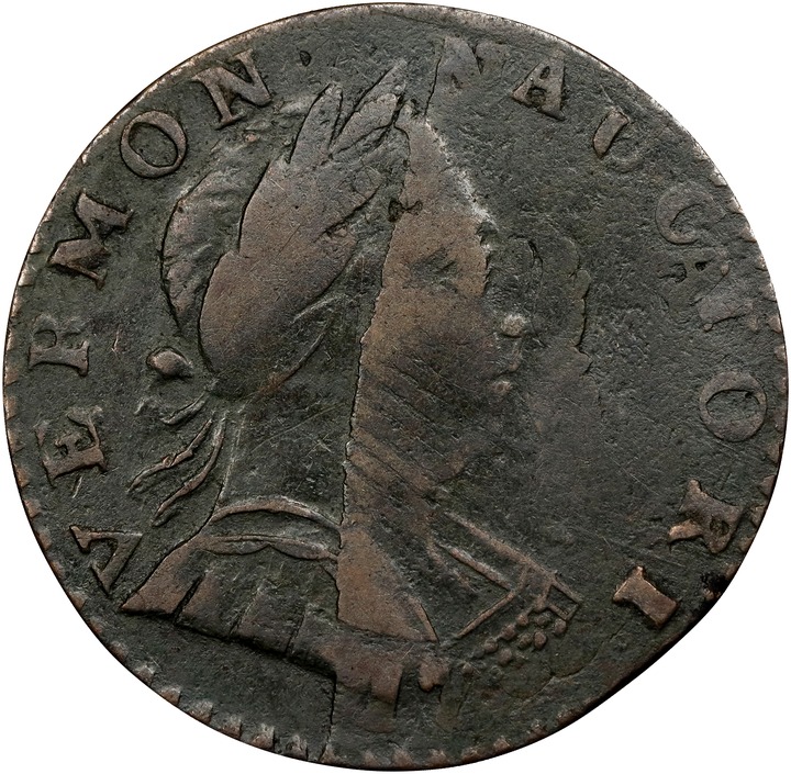 1788 Copper Vermont, Bust Right, *ET LIB*INDE MS BN thumbnail 3