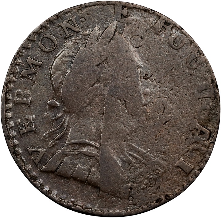 1788 Copper Vermont, Bust Right, *ET LIB*INDE MS BN thumbnail 4