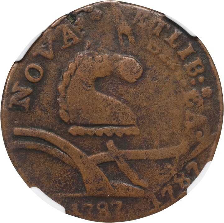 1787 Copper New Jersey, Camel Head MS BN thumbnail 3