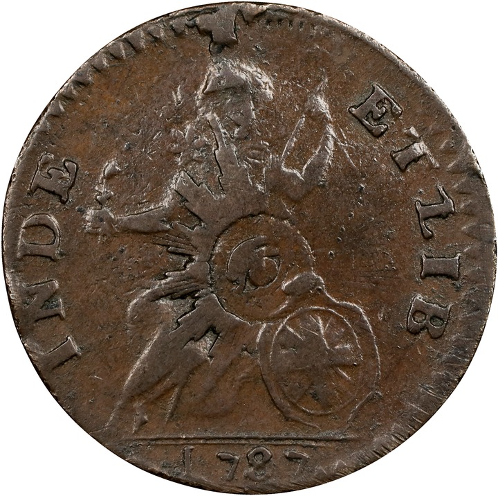 1787 Copper Vermont, Bust Right MS BN thumbnail 18