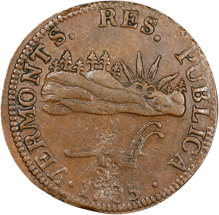 1785 Copper Vermont, VERMONTS MS BN thumbnail 12