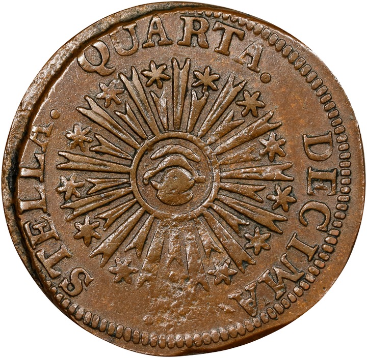 1785 Copper Vermont, VERMONTS MS BN AU55 BN thumbnail 2