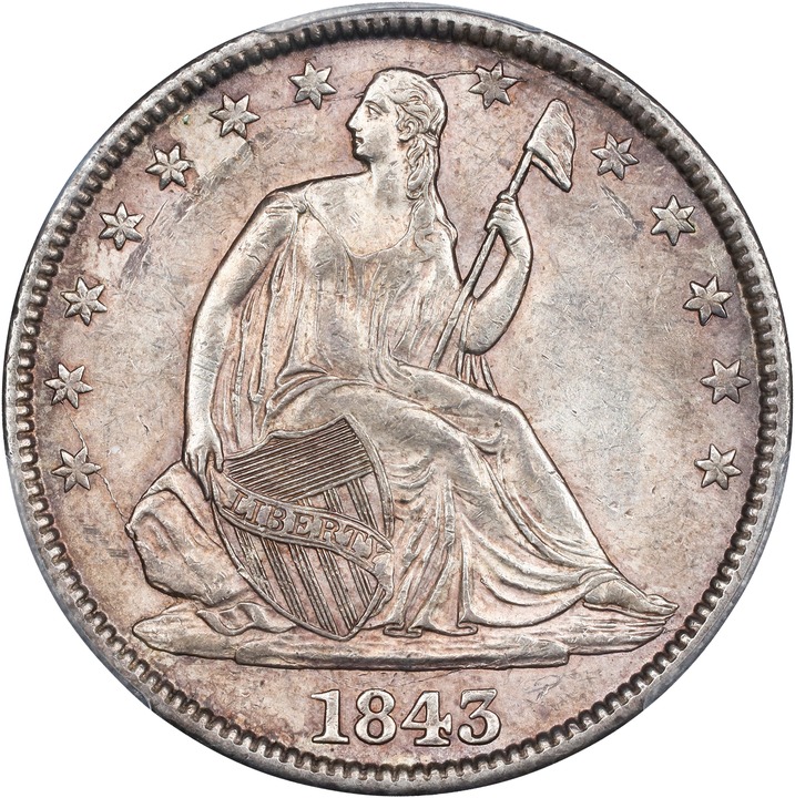 1843 50c MS67 thumbnail 12