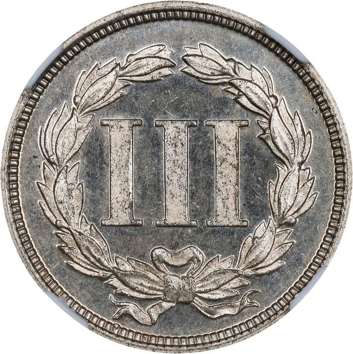 1868 P3cN Nickel, J-618 PR CAM thumbnail 3