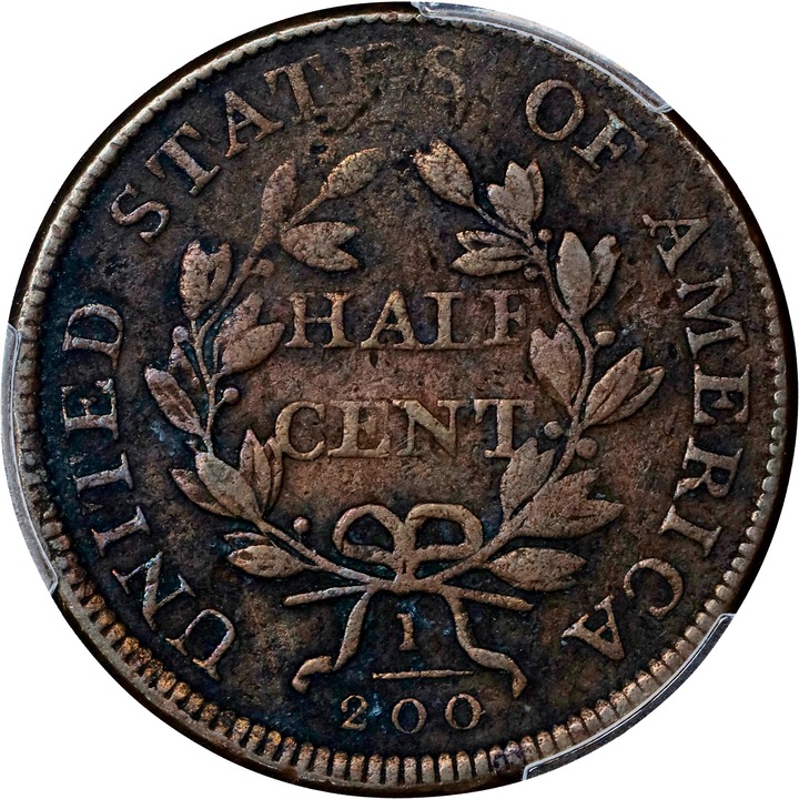 1806 1/2c Large 6, Stems MS BN AG3 BN thumbnail 6