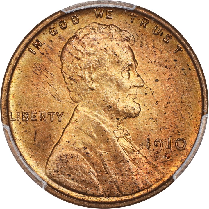 1910-S 1c MS RB MS64 RB CAC thumbnail 9