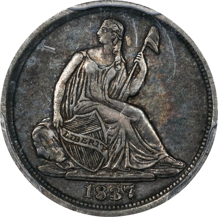 1837 H10c No Stars, Large Date MS thumbnail 16