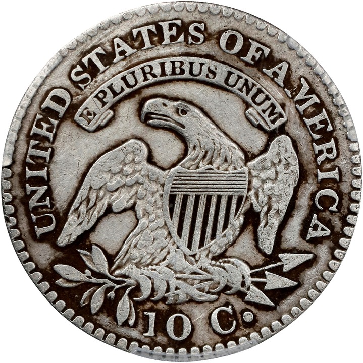 1823/2 10c Large E's AG3 thumbnail 4