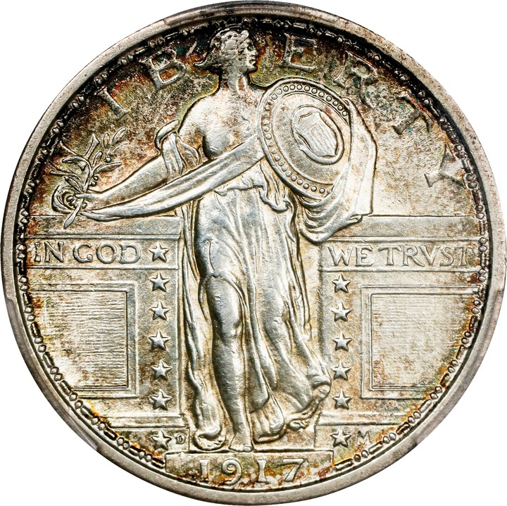1917-D 25c Type 1 MS thumbnail 13