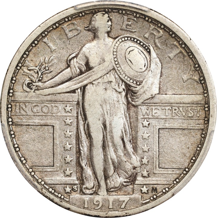 1917-S 25c Type 1 MS thumbnail 9