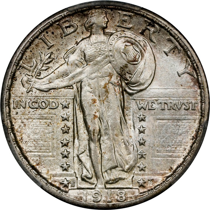 1918-S 25c MS thumbnail 8