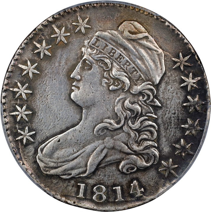 1814/3 50c Overdate AG3 thumbnail 7