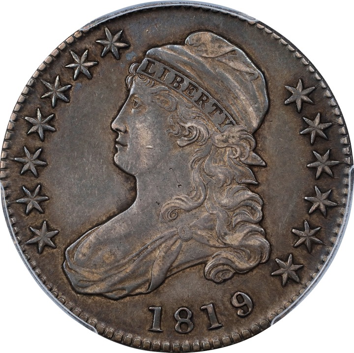 Image for 1819/8 50c Large 9, Flat Top 1s AU53